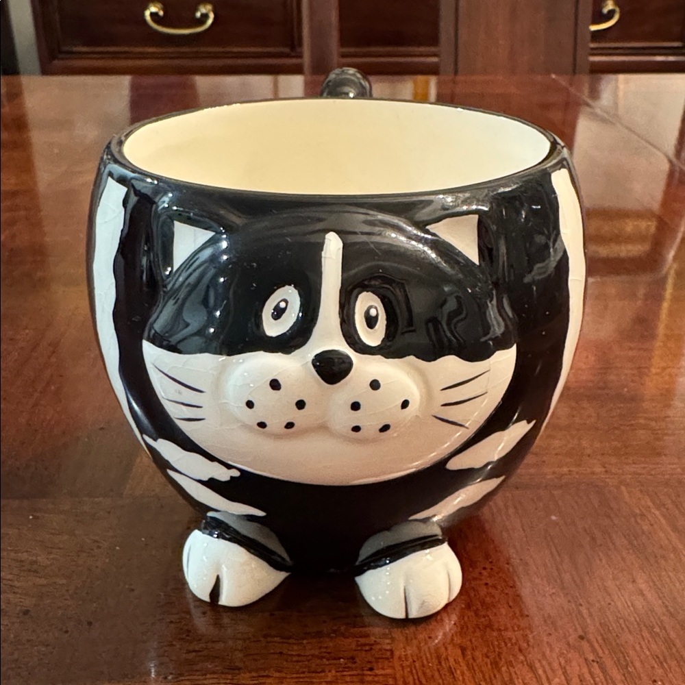 Pier 1 Imports Cat Kitten Coffee Tea Cup Mug